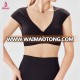 86% nylon 16% spandex womens activewear top back open yoga bra