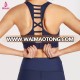 nylon spandex adjustable strap gym bra activewear top sports bra for women